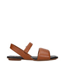 Hogan Mujers Sandalias Marrón/Piel Piel