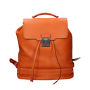 Pineider Men's Orange Leather Bags And Pouches