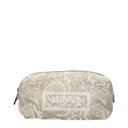 Versace Beauty Case Donna Fabric Beige