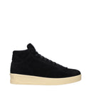 Jil Sander Herrens Turnschuhe aus schwarzem Wildleder