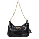 Prada Women's Re Edition Shoulder Bag Glossy Black