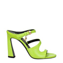 Versace Women's Sandals Green/Lime Leather