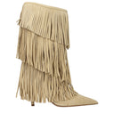 Paris Texas Women's Suede Boots Beige/Ecru
