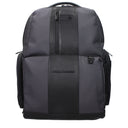Piquadro Backpacks And Waist Bags For Men Recycled Nylon Gray/Black