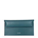 Jil Sander Women's Wallet Blue/Laguna Leather