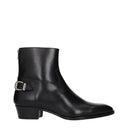 Celine Men's Boots Black Leather