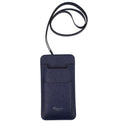Pineider Gift Ideas Pen Holder Men Blue Leather