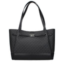 Michael Kors Reed Shoulder Bag For Women Black Fabric