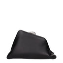 Skórzana damska Attico Pochette w kolorze czarnym