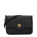Versace Women's Crossbody Bag Black Leather