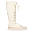 Max Mara Women's Fabric Boots Beige/Canvas