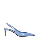 Dolce&Gabbana Women's Sandals Sky Blue/Sugar Paper Leather