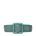 Max Mara Weekend Belt For Women Raffia Green/Sage