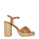 Stuart Weitzman Dayna Sandalen Damess Bruin leer