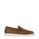 Tod's Men's Moccasins Suede Brown