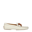 Tod's Women's Moccasins White/Mousse Leather