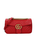 Gucci Marmont Women's Red Leather Crossbody Bags