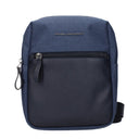 Piquadro Men's Blue Fabric Shoulder Bags