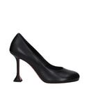 Amina Muaddi Iris Décolleté Women's Leather Black