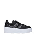Hogan Sneakers H Stripes Mujer Piel Negro