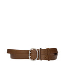Jil Sander femminiles Cintura in pelle marrone
