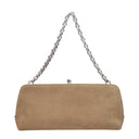 Jil Sander Goji Handbag Women Suede Beige/Khaki