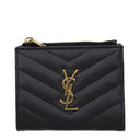Saint Laurent Women's Leather Document Holder Black