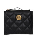 Versace Women's Wallet Leather Black/Gold
