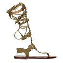 Zamszowe damskie buty Isabel Marant Infradito w kolorze szarym/kremowym