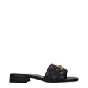 Versace Women's Sandals And Clogs Leather Black