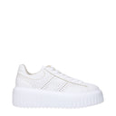 Hogan Zapatillas H Stripes Mujers Cuero Blanco