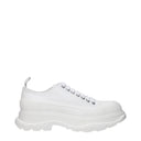 Alexander Mc Queen Women's White Fabric Sneakers