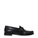 Céline Triomphe Hommes Mocassins Cuir Noir/Argent