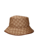 Damskie kapelusze Gucci Poliamid Beżowy/Camel
