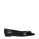 Salvatore Ferragamo Zea Women's Ballet Flats Black Leather