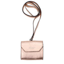 Pineider Gift Idea Funda para Airpods Hombre Piel Rosa/Rosa metalizado