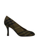 Burberry Femme's Tissu Vert Décolleté Plongeant