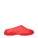 Prada Slippers En Klompen Mellow Heren Rubber Rood