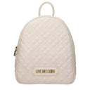 Love Moschino Women's Backpacks And Purses Polyurethane Beige/Ivory