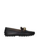 Tod's Women's Moccasins Black Leather