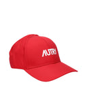 Autry Men's Polyester Red/White Caps
