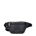 Gucci Mochilas Y Bolsos Messenger Jumbo Hombre's Cuero Gris/Negro