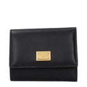 Dolce&Gabbana Damens Ledergeldbörse Schwarz