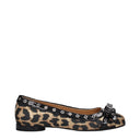 Ganni Women's Fabric Ballerina Shoes Brown