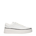 Jil Sander Women's Sneakers White Leather