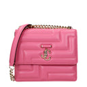 Jimmy Choo Women's Avenue Shoulder Bag Pink/Confetto Pink Leather