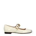 Chloé Ballerina Women's Patent Leather Beige/Eggshell