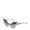 Damskie okulary przeciwsłoneczne Gucci Acetat Beż