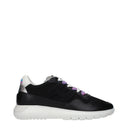 Hogan Interactive 3 Damens Schwarze Ledersneaker