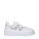 Hogan Sneakers H Strepen Damess Wit leer